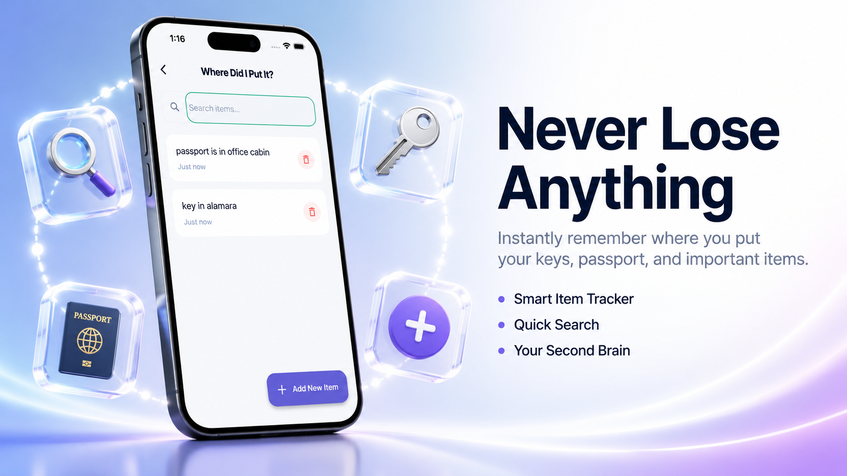 Never Lose Anything